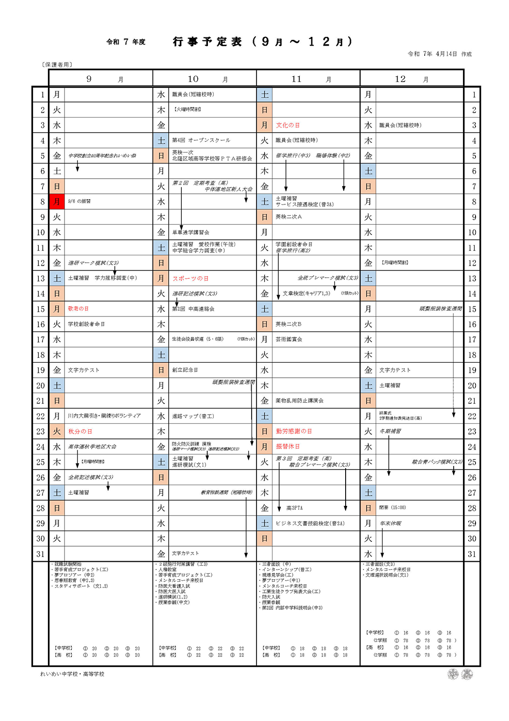 2学期